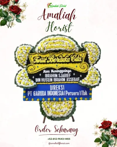 Papan Bunga Duka di Purwosekar