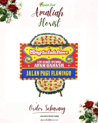 Bunga Papan Congratulation di Purwosekar